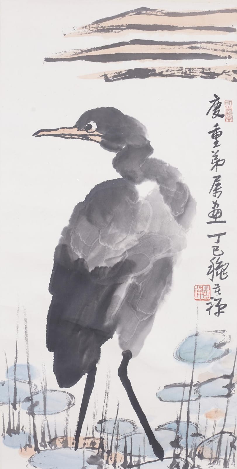 Li Kuchan comparable auction result: li kuchan 1899 1983 attributed to chinese painting of water bird