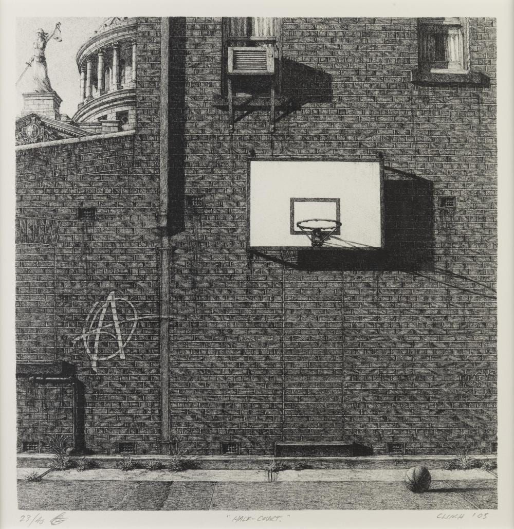 robert clinch born 1957 half court 2005 · Gibson's · 2026-07-07 Robert Clinch comparable auction result: robert clinch born 1957 half court 2005
