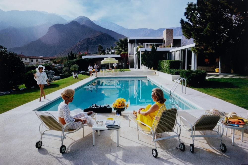 Slim Aarons comparable auction result: slim aarons american 1916 2006 poolside gossip circa 1970