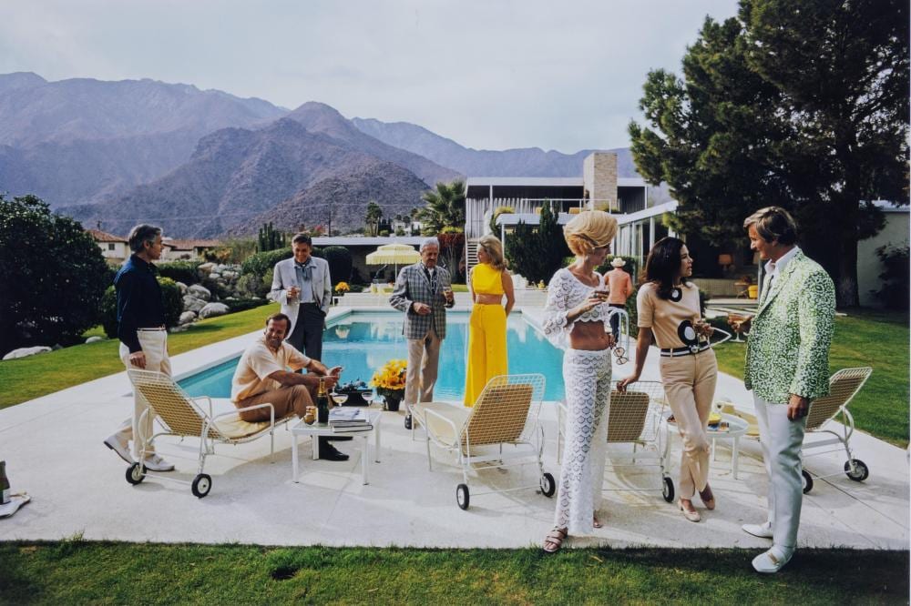 Slim Aarons comparable auction result: slim aarons american 1916 2006 desert house party 1970