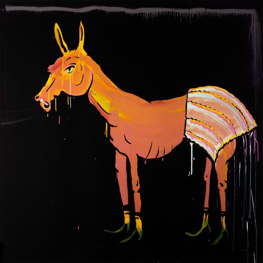 Adam Cullen comparable auction result: adam cullen 1965 2012 mare of kildare 2010