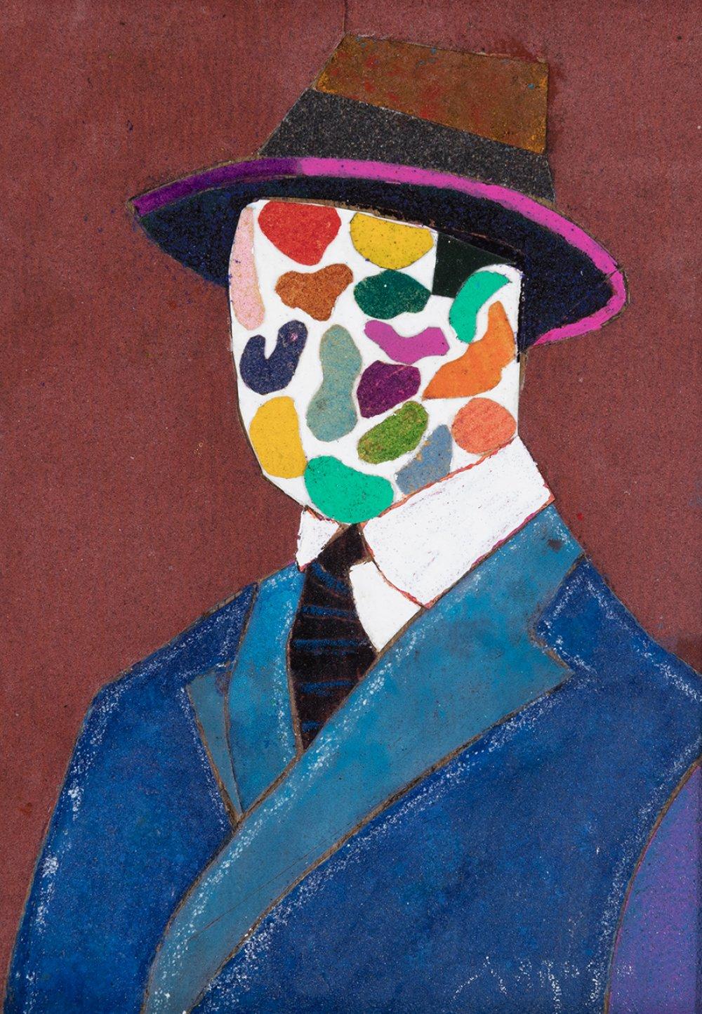 Eduardo Arroyo comparable auction result: eduardo arroyo madrid 1937 2018 untitled mixed media and collage on wood signed in the lower right corner