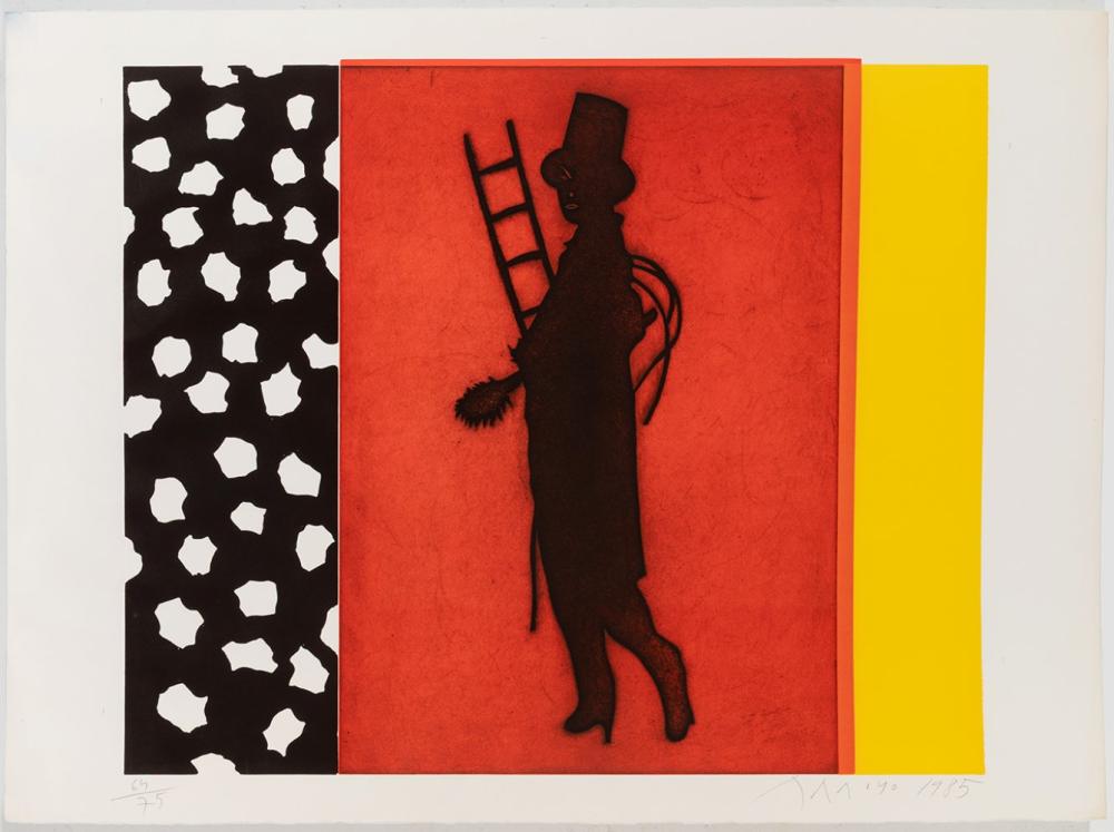 Eduardo Arroyo comparable auction result: eduardo arroyo madrid 1937 2018 chimney sweep i 1985 1986 etching on arches velin paper print no 64 75 signed titled and dated