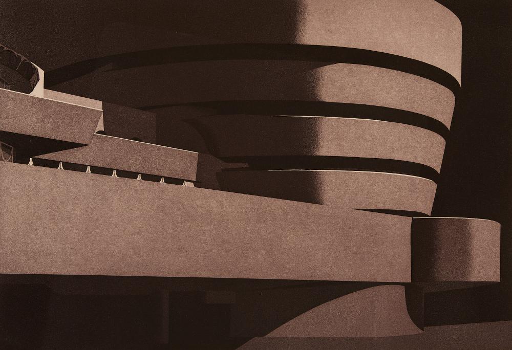 Frances Myers comparable auction result: frances myers the guggenheim aquatint 1977