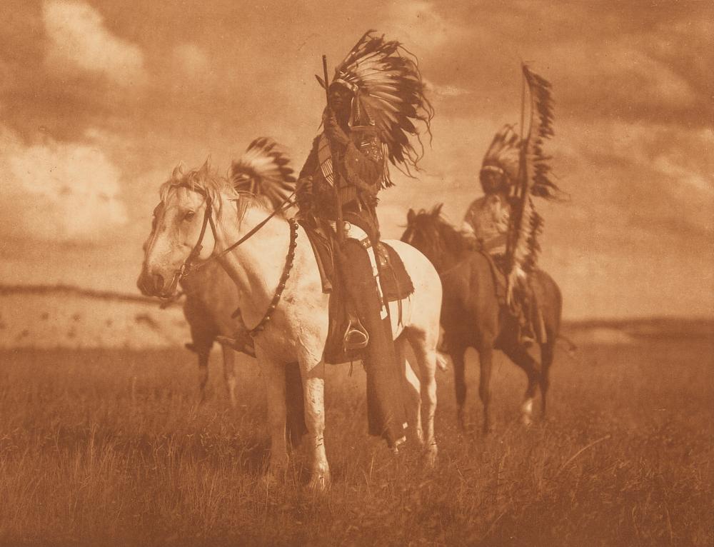 Edward Sheriff Curtis comparable auction result: edward curtis sioux chiefs photogravure
