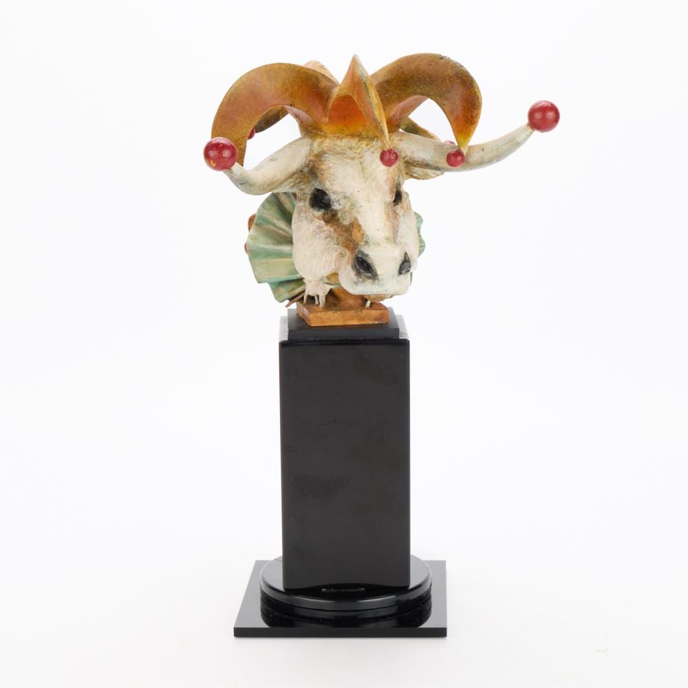 Theodore Gall comparable auction result: theodore gall carnival bull metamorphic bronze