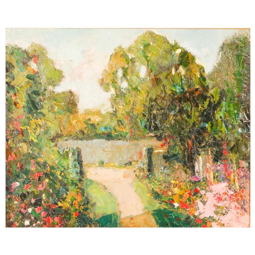 Alfred Henry Maurer comparable auction result: alfred henry maurer 1868 1932 garden path painting