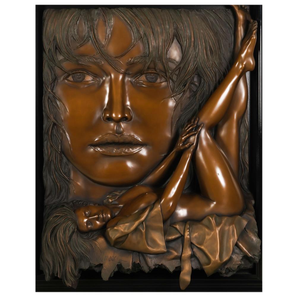 bill mack b 1944 rapture bronzed relief sculpture · Hill Auction Gallery · 2026-07-15 Bill Mack comparable auction result: bill mack b 1944 rapture bronzed relief sculpture
