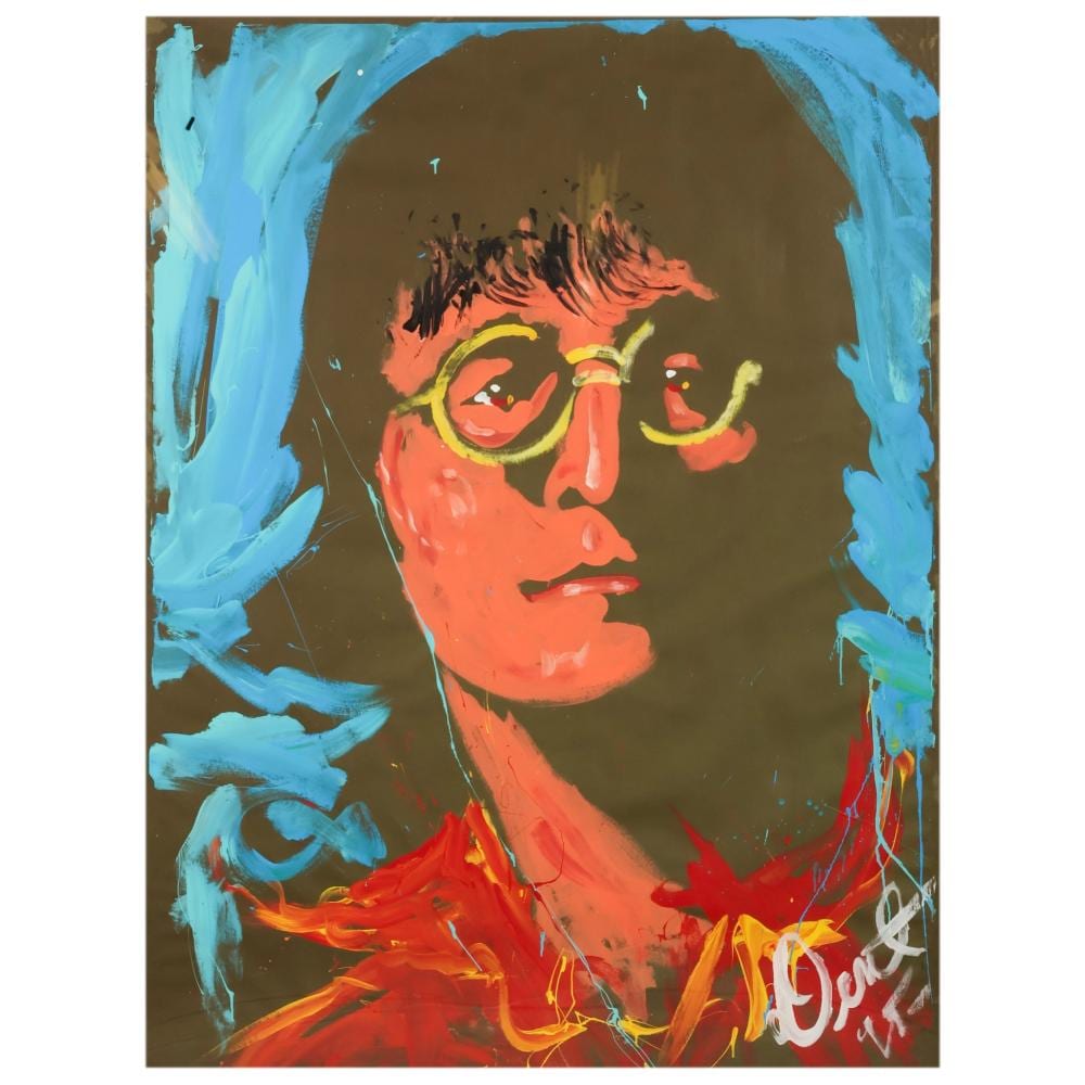 denny dent 1948 2004 john lennon 1995 painting · Hill Auction Gallery · 2026-07-15 Denny Dent comparable auction result: denny dent 1948 2004 john lennon 1995 painting