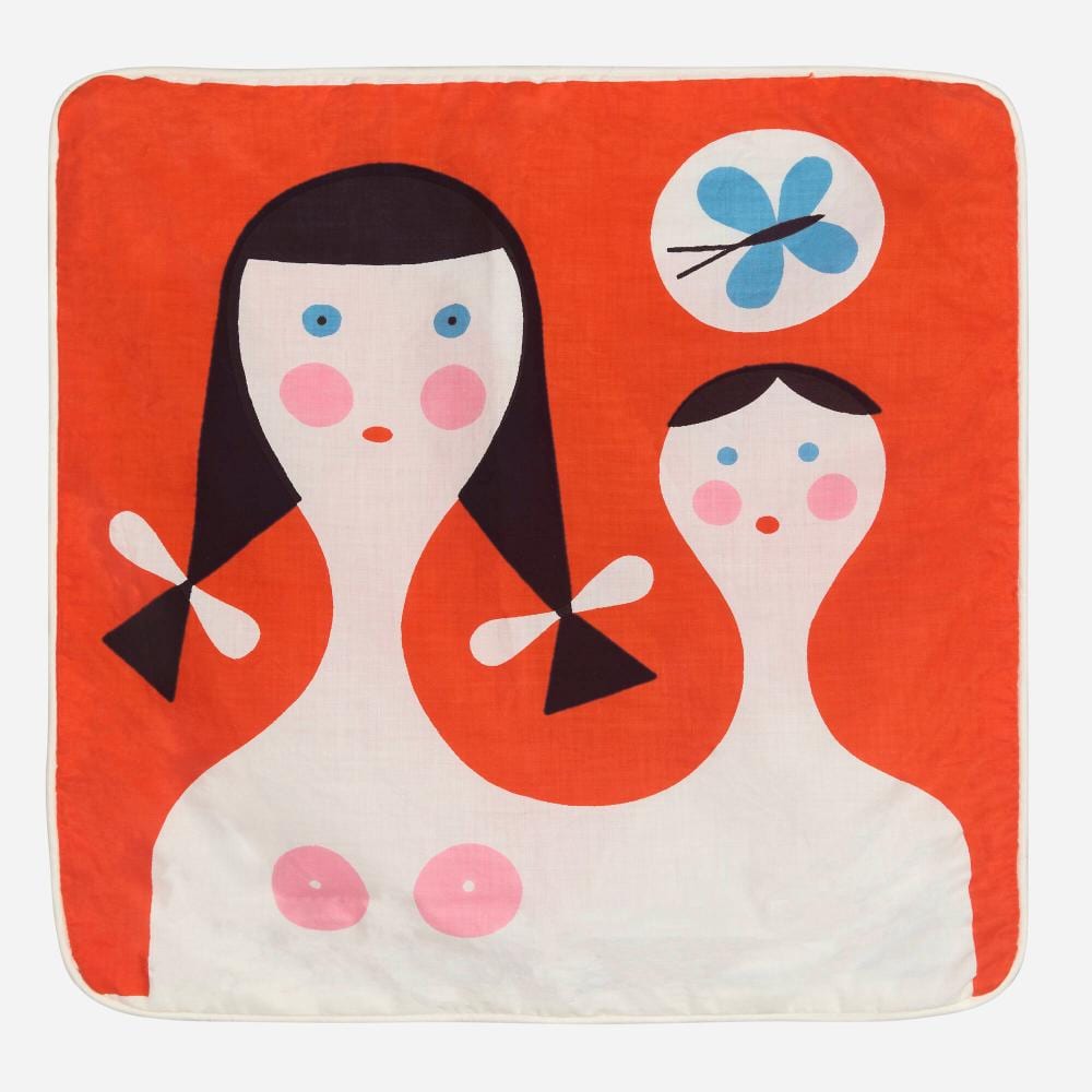 Alexander Girard comparable auction result: alexander girard pillowcase from textiles objects