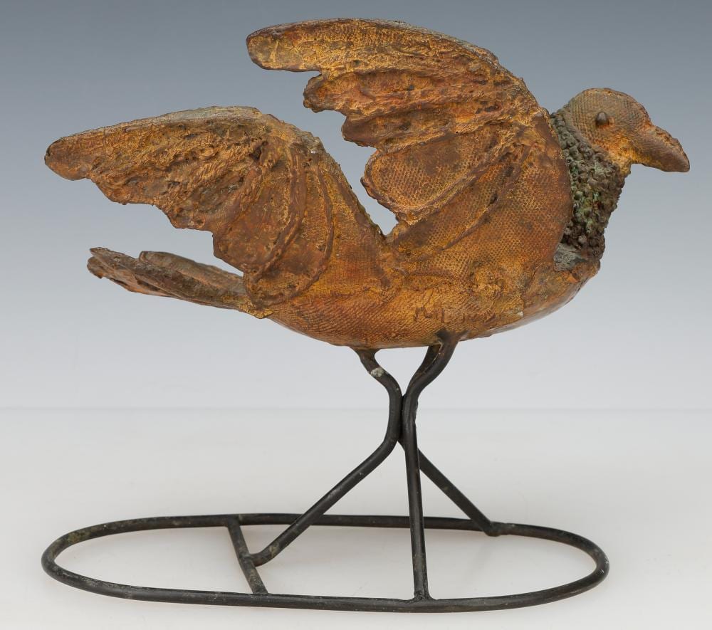 Manuel Mendive comparable auction result: manuel mendive cuban cuba untitled bird circa 2008