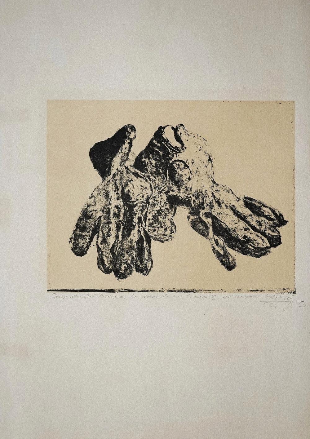 Avigdor Arikha comparable auction result: avigdor arikha israeli french 1929 2010