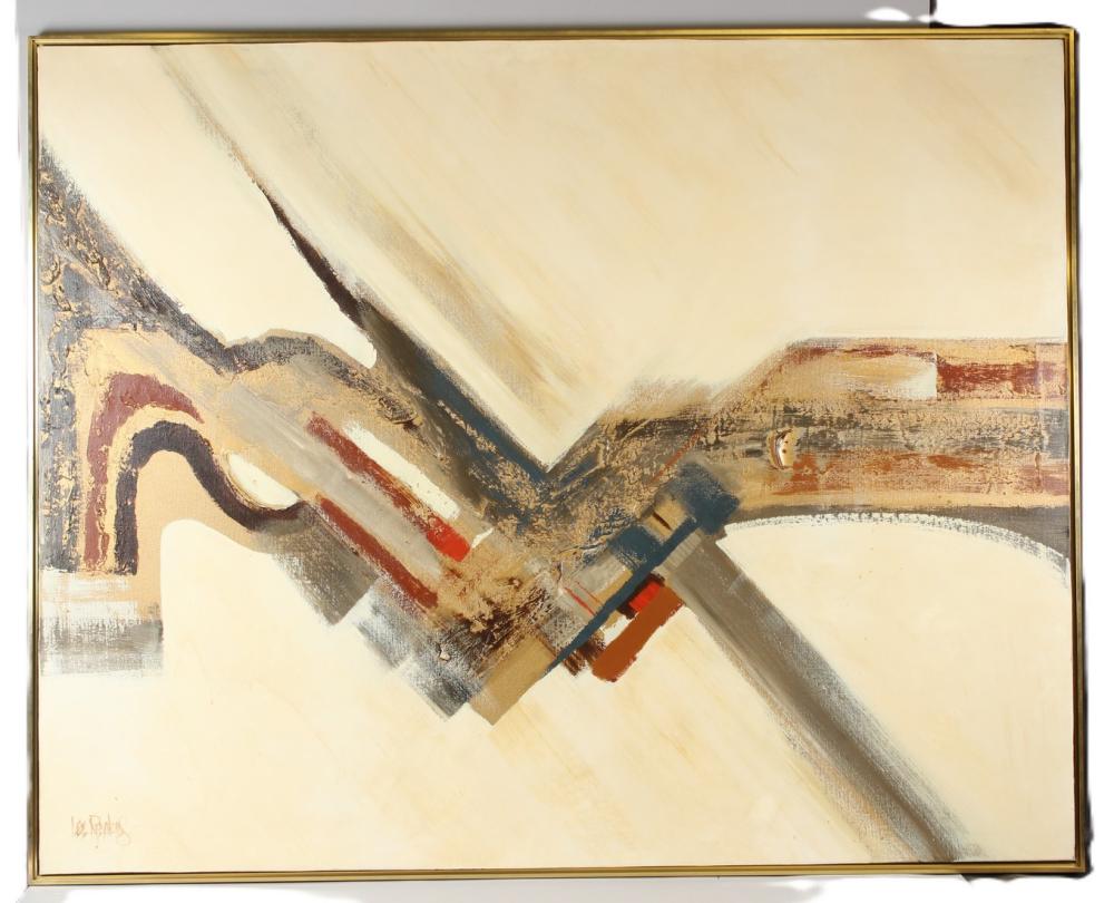 Lee Reynolds comparable auction result: lee reynolds burr 1936 2017 abstract composition signed mixed media on canvas 121 x 152cm