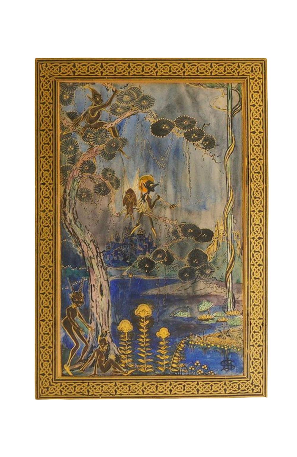 Daisy Makeig-Jones comparable auction result: daisy makeig jones 1881 1945 preparatory study for wedgwood fairyland lustre