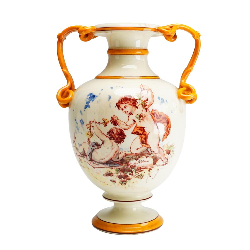 wedgwood hand painted earthenware two handled vase by emile lessore · Lion and Unicorn · 2026-07-12 Emile Aubert Lessore comparable auction result: wedgwood hand painted earthenware two handled vase by emile lessore