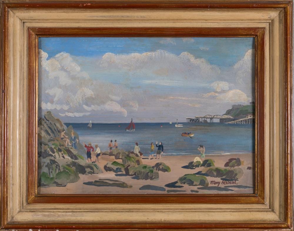 Mary Adshead comparable auction result: mary adshead british 1904 1995 north shore tenby