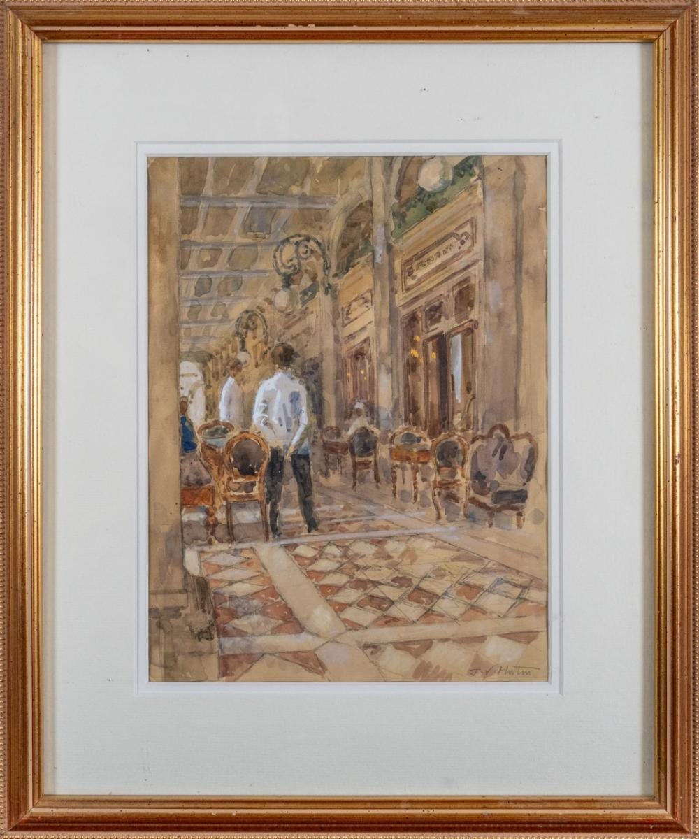 John Stanton Ward comparable auction result: john stanton ward british 1917 2007 caf florian san marco venice