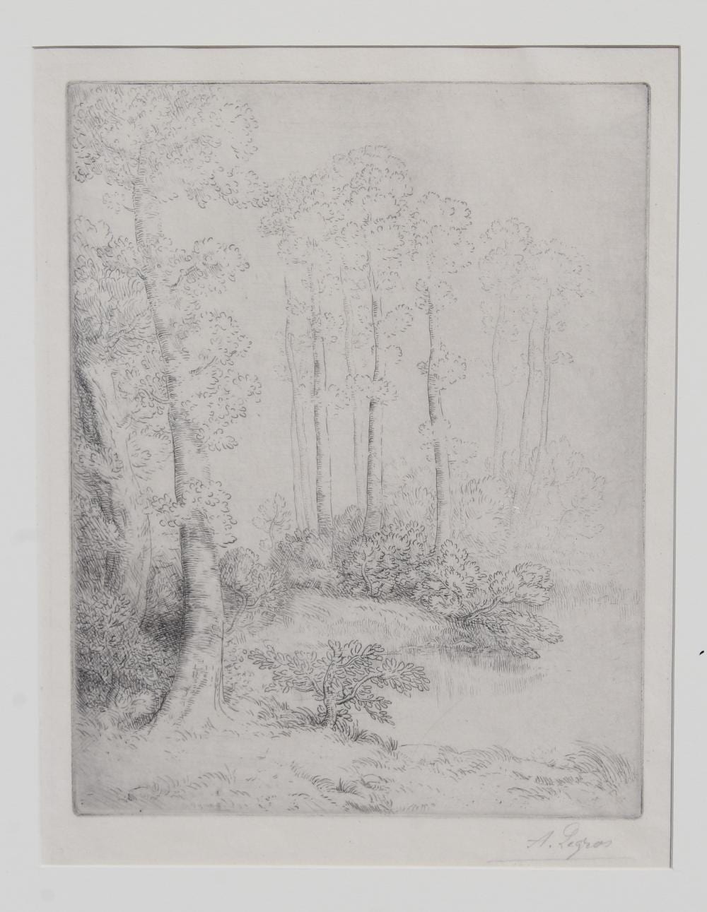 Alphonse Legros comparable auction result: alphonse legros french 1837 1911 drypoint