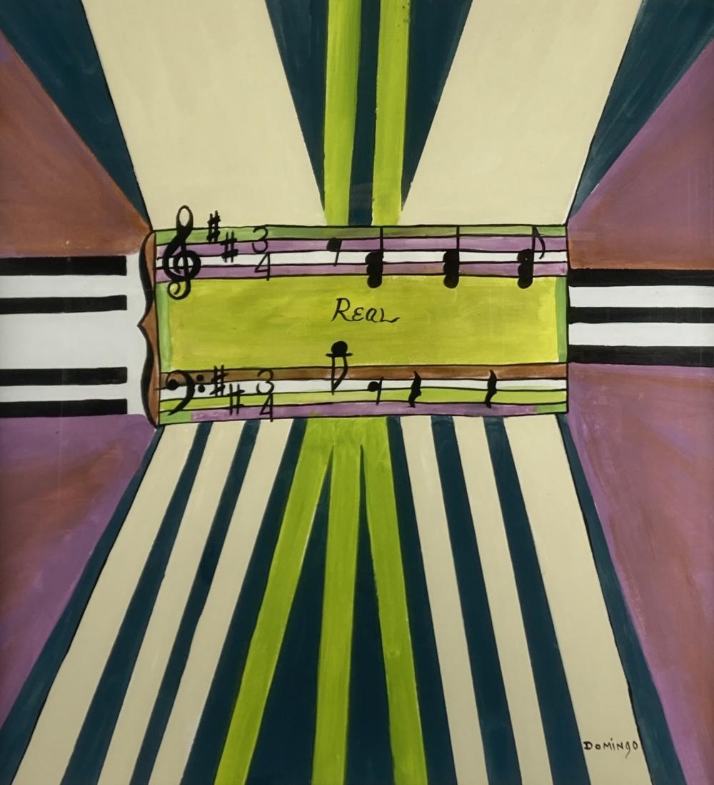 Domingo Domingo comparable auction result: domingo domingo b 1942 mixed media on paper