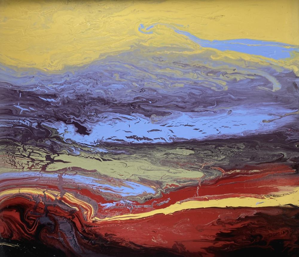 Domingo Domingo comparable auction result: domingo domingo b 1942 mixed media on board