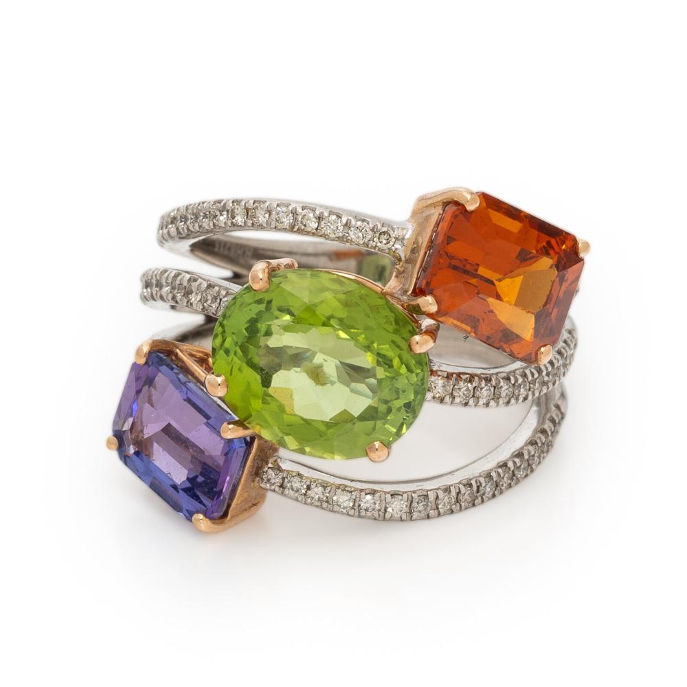 Adophe Pietri-Corsen comparable auction result: hubert multigem and white gold ring