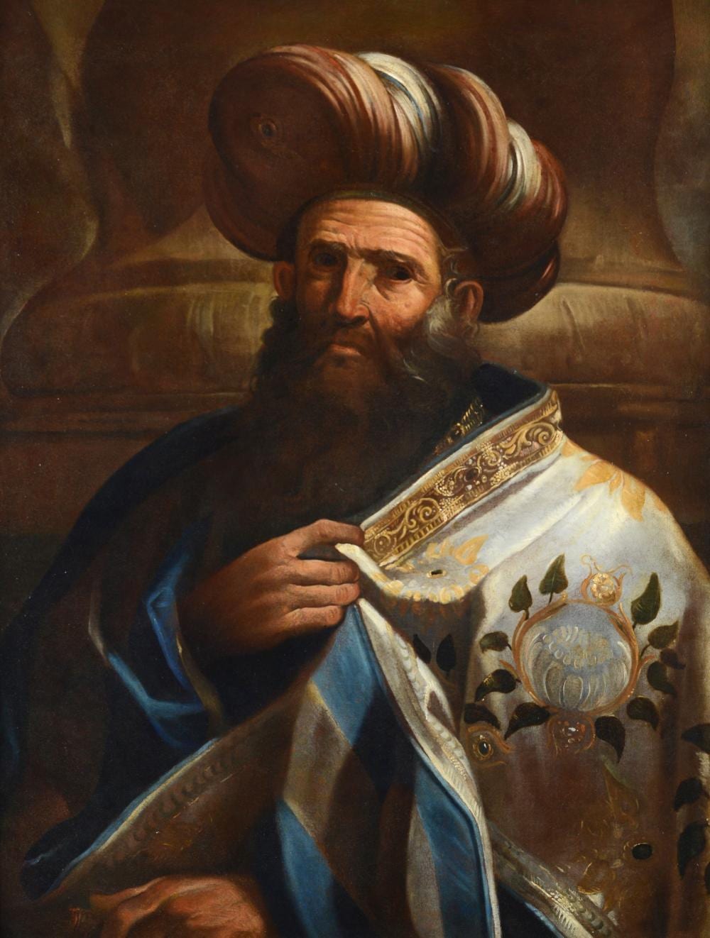 Domenico Maria Canuti comparable auction result: domenico maria canuti bologna 1626 bologna 1684 ritratto di vecchio in vesti orientali