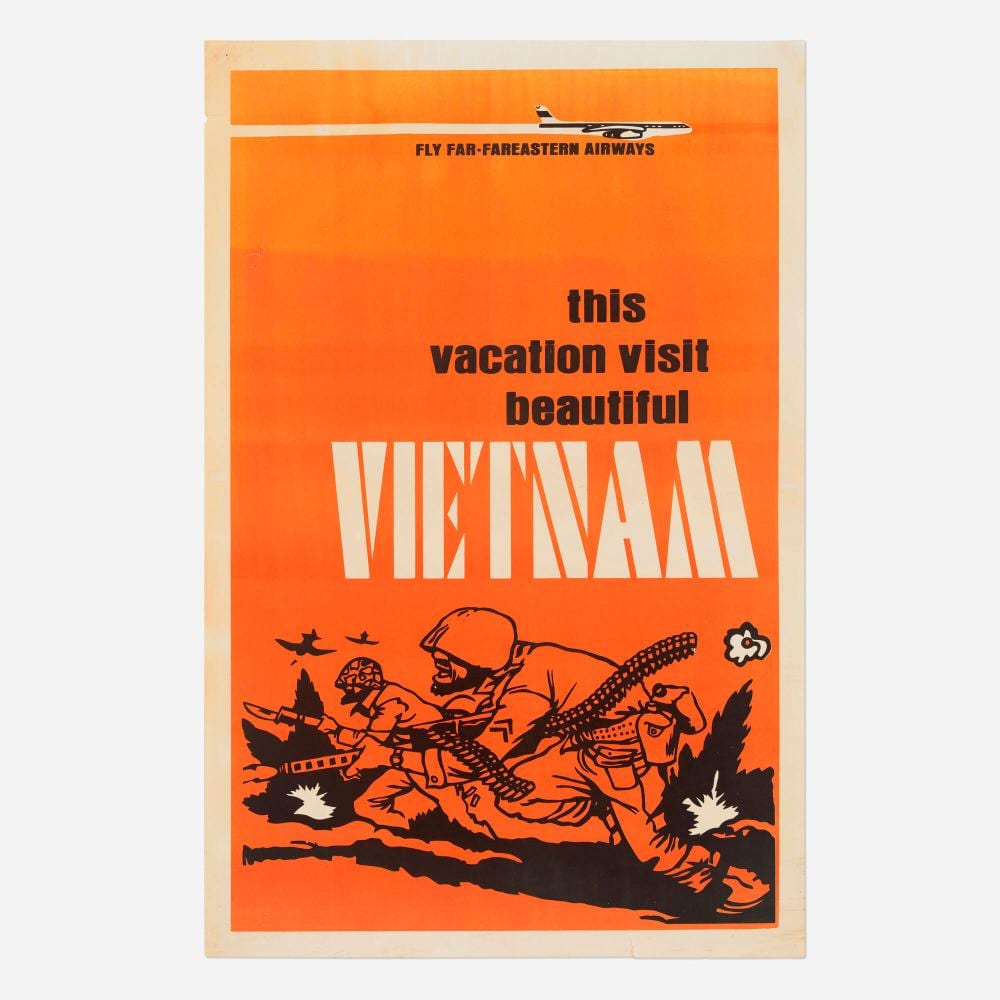 david nordahl fly far fareastern airways this vacation visit beautiful vietnam vintage poster · Poster Auctions International Inc · 2026-07-21 David Nordahl comparable auction result: david nordahl fly far fareastern airways this vacation visit beautiful vietnam vintage poster