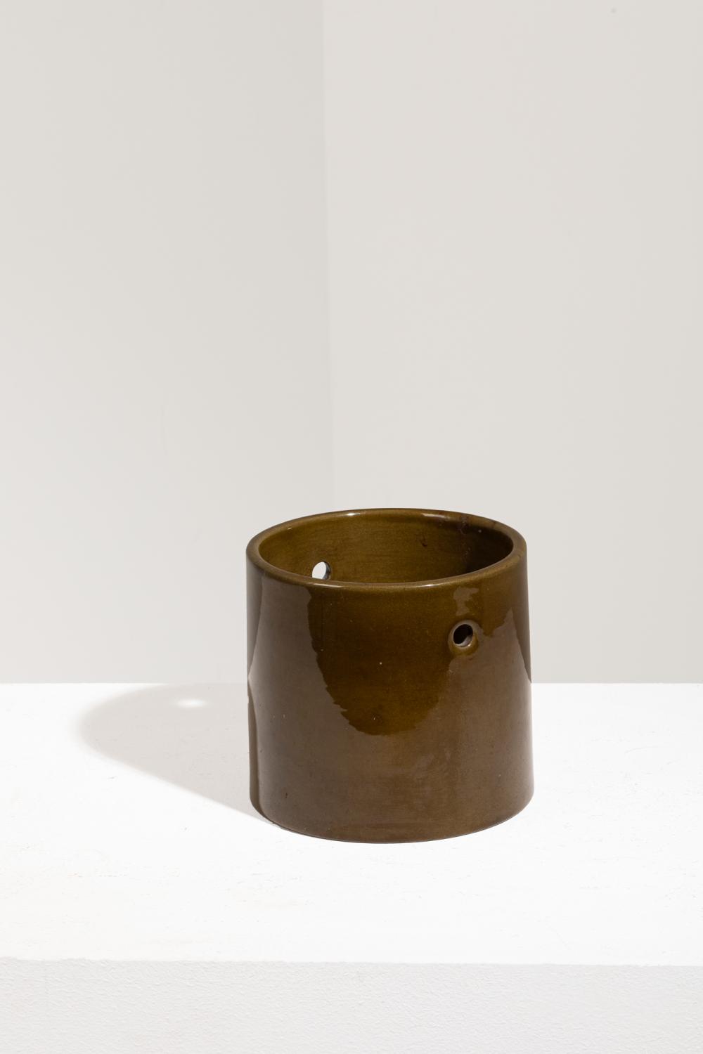 Jacques Nam comparable auction result: jacques 1926 2008 et dani 1933 2010 ruelland vase cylindrique en c ramique maill e verte
