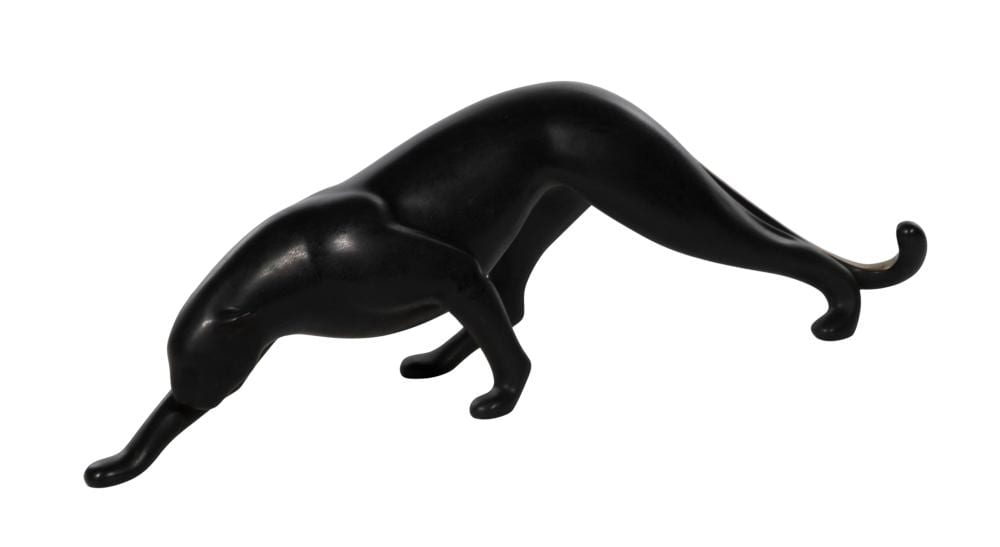 Loet Vanderveen comparable auction result: loet vanderveen dutch 1921 2015 parcel gilt bronze panther sculpture
