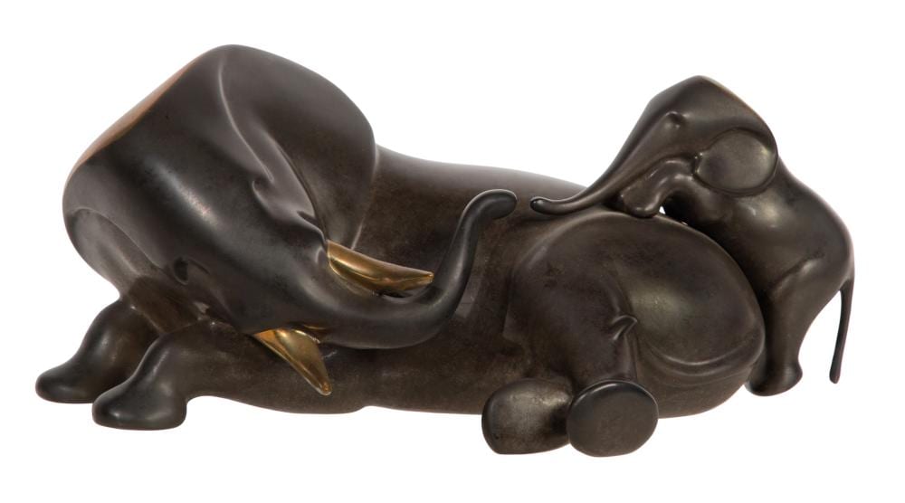 Loet Vanderveen comparable auction result: loet vanderveen dutch 1921 2015 bronze elephant sculpture