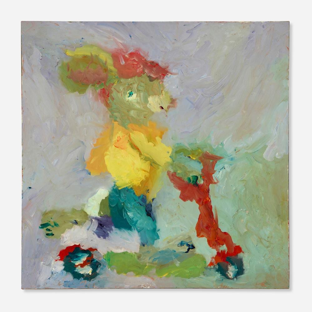 Frank Moore comparable auction result: frank moore rabbit on a scooter