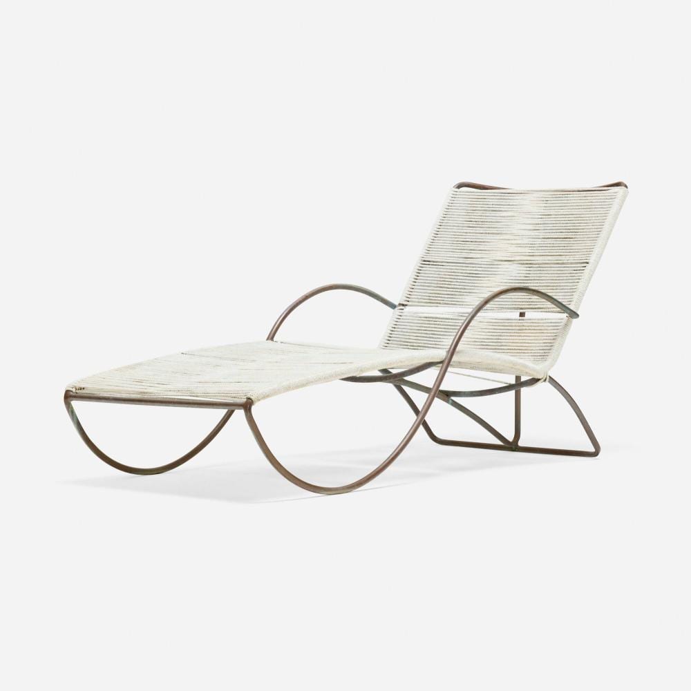 Walter Lamb comparable auction result: walter lamb chaise lounge model c 4700