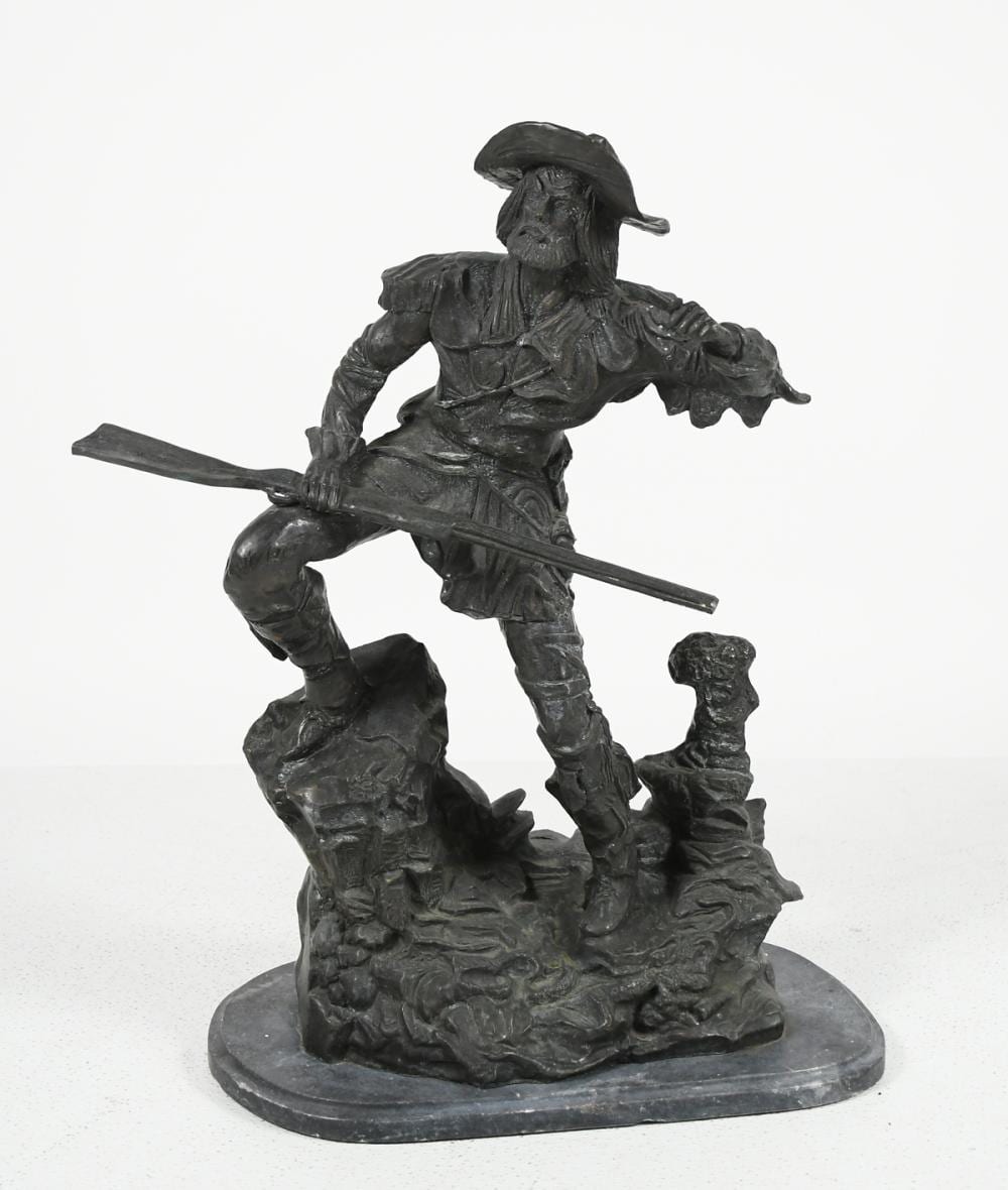 Marshall Mitchell comparable auction result: marshall mitchell unexpected trouble bronze scul