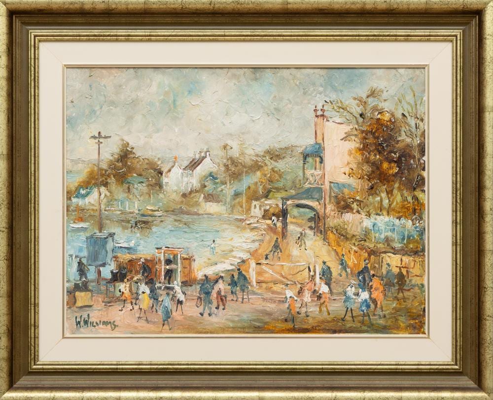 Wilmotte Williams comparable auction result: wilmotte williams australia 1916 1992 watson s bay oil on board 45 x 60 frame size 66 x 81cm