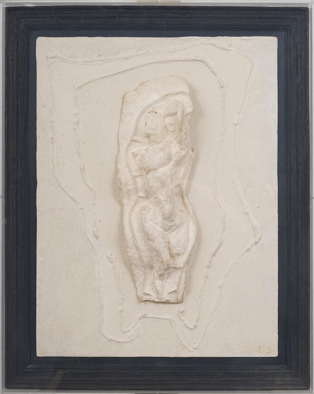 agnes mills signed vintage american modernist thick impasto mixed media original abstract painting · Curated Gallery Auctions · 2026-07-19 Agnes Mills comparable auction result: agnes mills signed vintage american modernist thick impasto mixed media original abstract painting