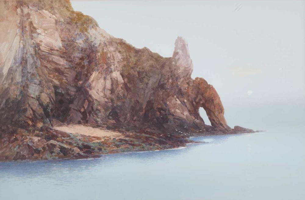 Frederick John Widgery comparable auction result: frederick john widgery 1861 1942 the smugglers cave beer east devon