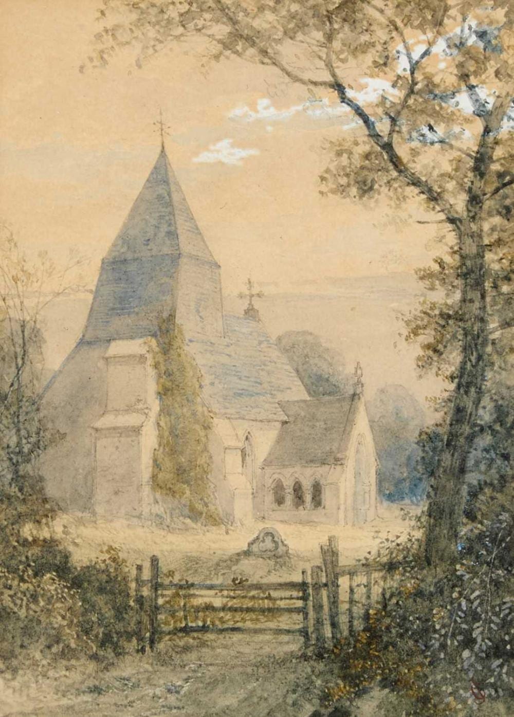 john callow 1822 1878 hollington church sussex · Elstob Auctioneers · 2026-07-16 John Callow comparable auction result: john callow 1822 1878 hollington church sussex