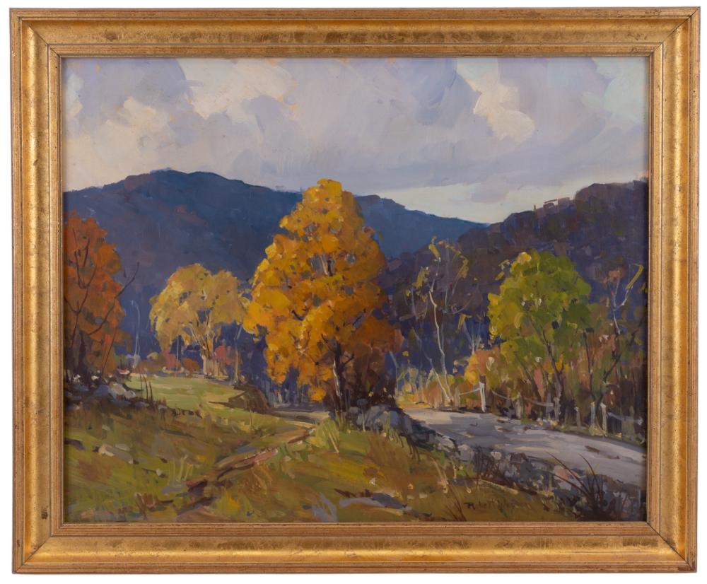 Robert Shaw Wesson comparable auction result: robert shaw wesson oil on board
