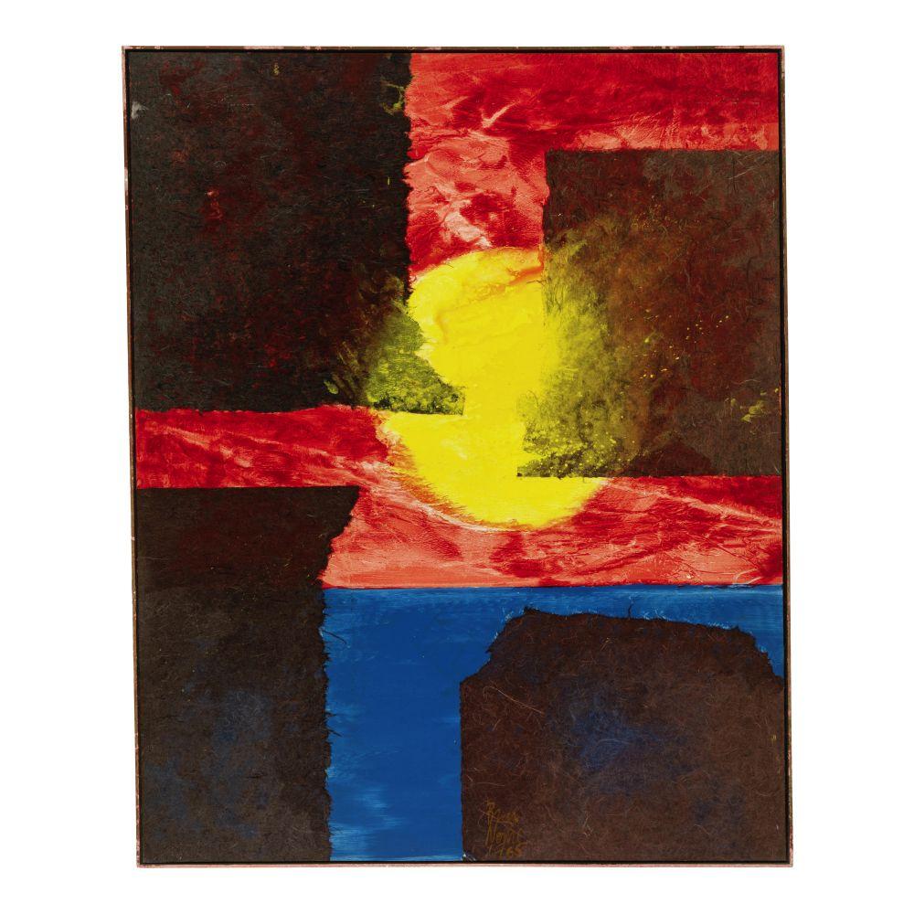 Bengt Lindström comparable auction result: ben robert benjamin norris 1910 2006 waikiki no 10 sunset 60 x 48 in painted in 1965