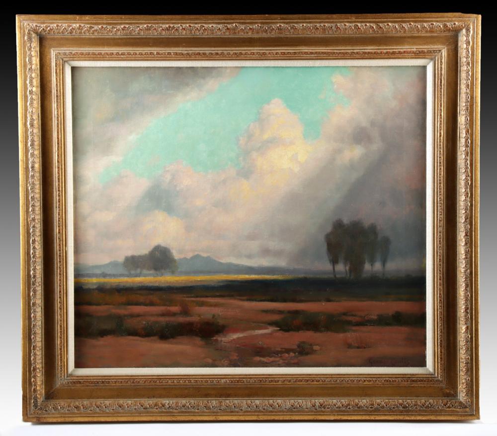 Gordon Coutts comparable auction result: gordon coutts painting california desert ca 1920s