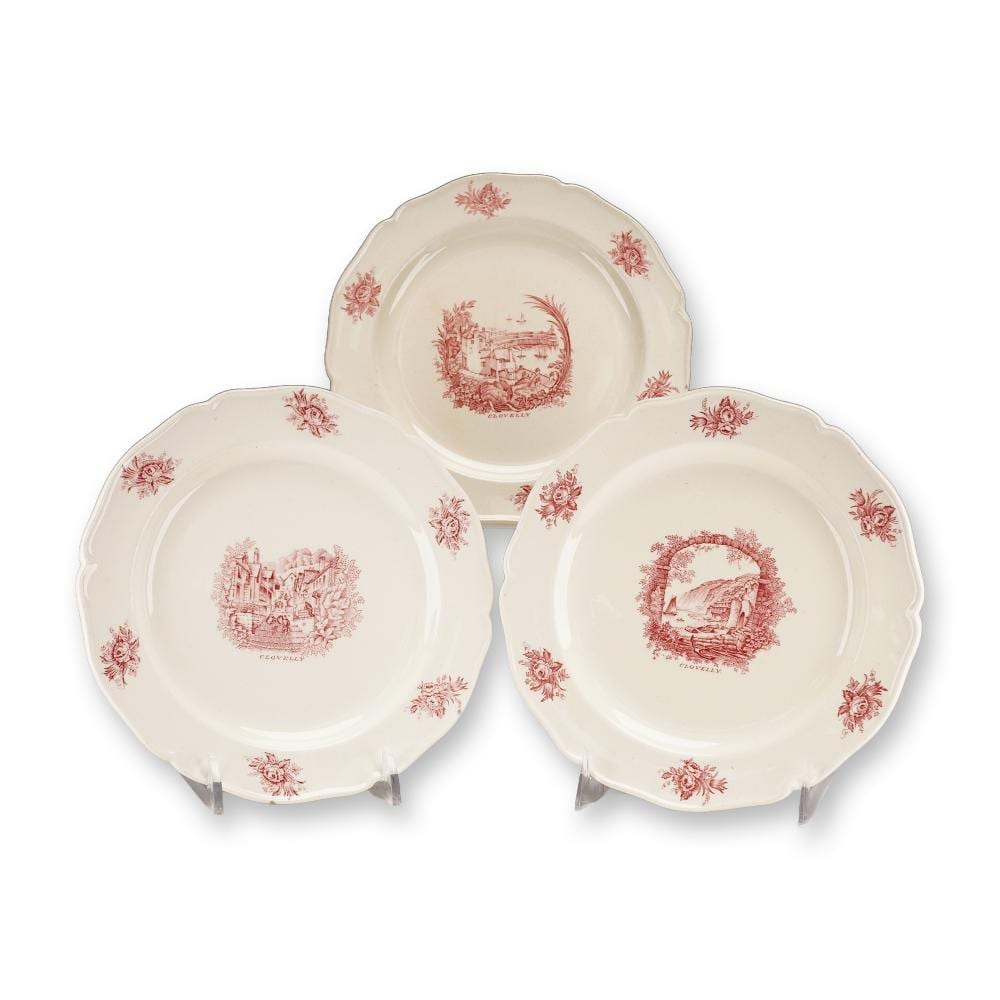 three wedgwood clovelly plates designed by rex whistler · Lion and Unicorn · 2026-07-14 Rex Whistler comparable auction result: three wedgwood clovelly plates designed by rex whistler