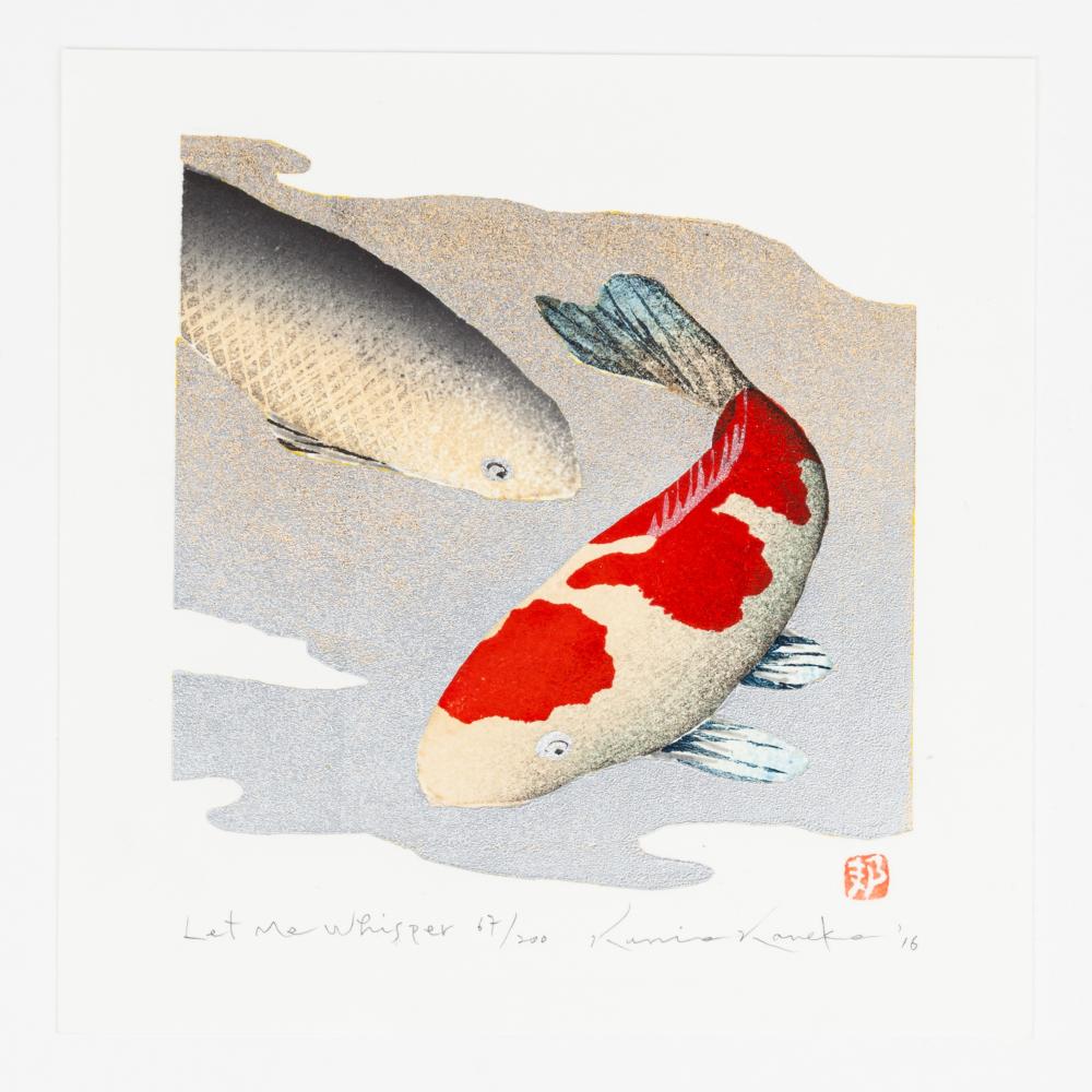 Kunio Kaneko comparable auction result: kunio kaneko let me whisper 67 200 koi fish