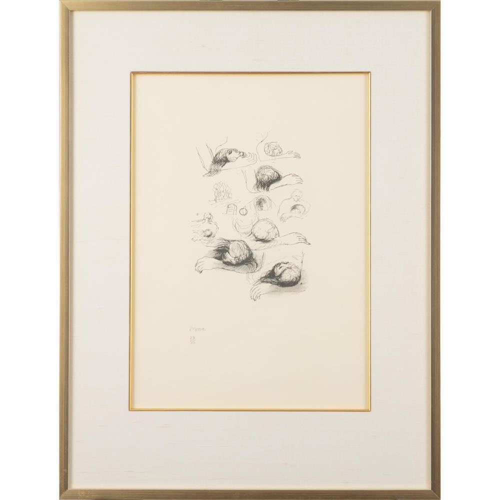 henry moore british 1898 1986 · Fine Estate Inc. · 2026-07-19 Henry (1898) Moore comparable auction result: henry moore british 1898 1986