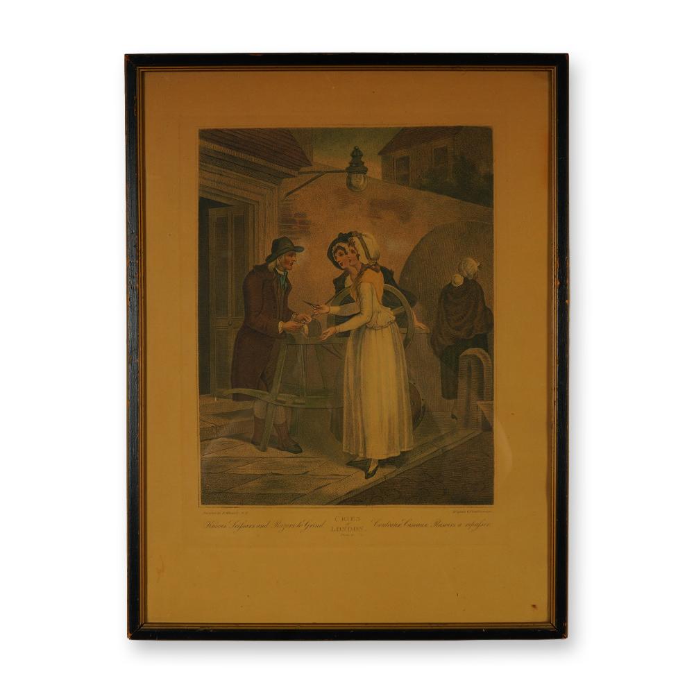francis wheatley aft hand colored engraving on paper cries of london · Lion and Unicorn · 2026-07-16 Francis Wheatley comparable auction result: francis wheatley aft hand colored engraving on paper cries of london