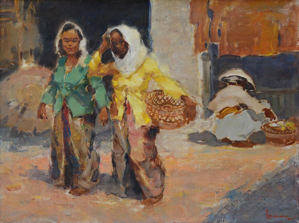Adolfs, Gerard Pieter; Indonesian Market Women, Soerabaya comparable sale