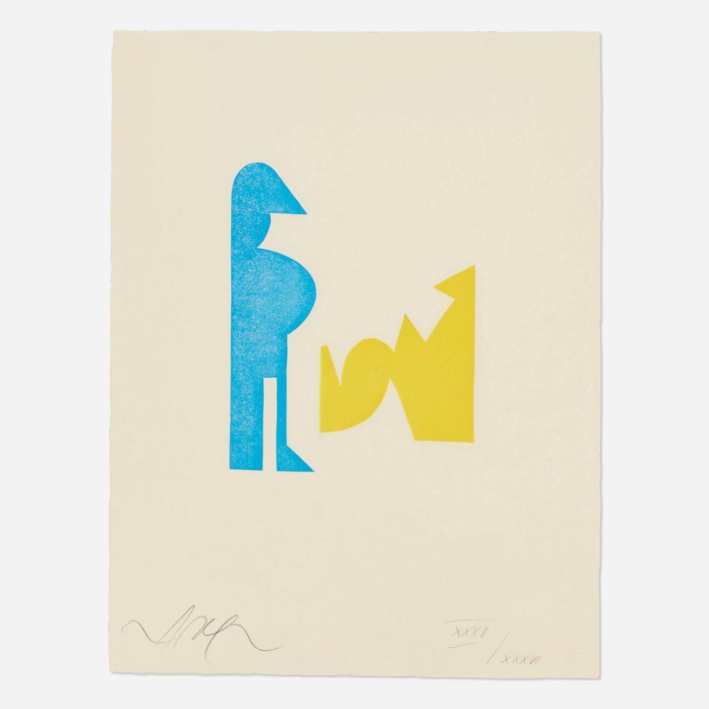 Jean Keuleyanyan comparable auction result: jean hans arp puel i from the gaston puel portfolio