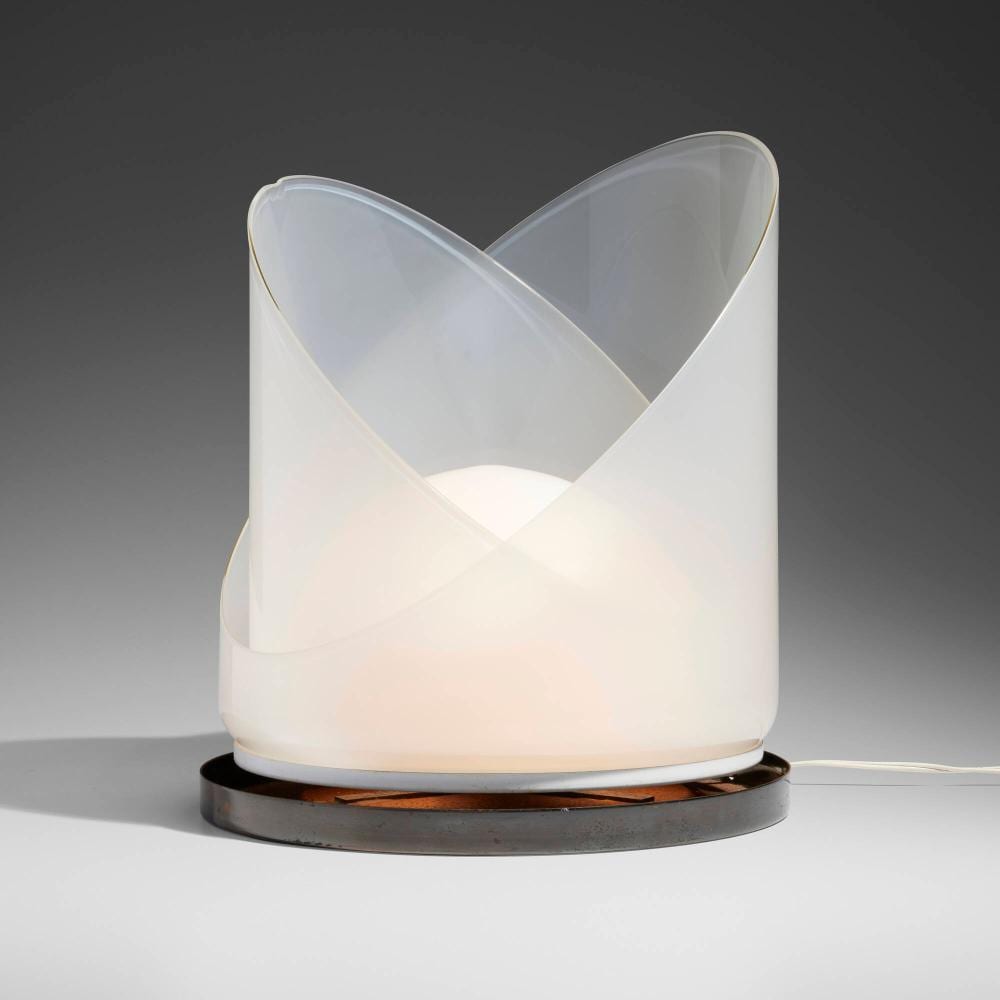 Carlo Nason comparable auction result: carlo nason table lamp model lt 300