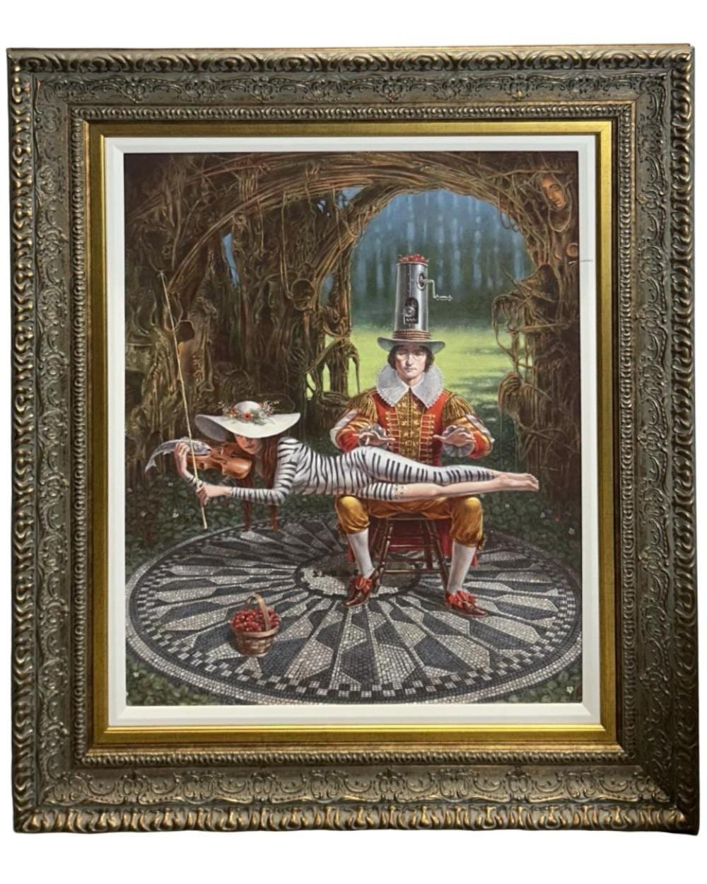 Michael Cheval comparable auction result: signed michael cheval imagine ii dye sublimation