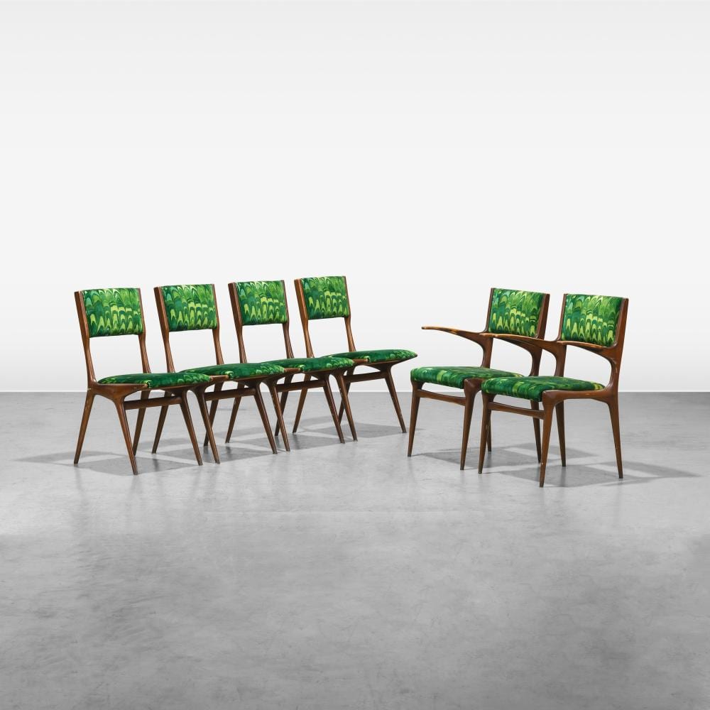 Carlo De Carli comparable auction result: carlo de carli dining chairs