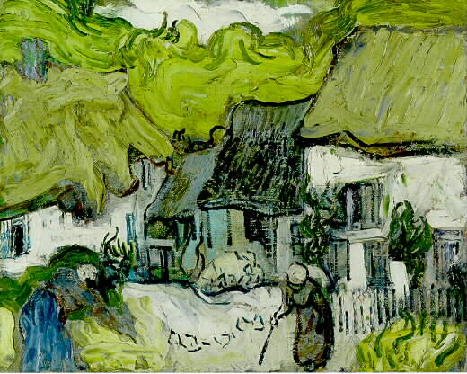 Vincent Van Gogh1853-1890 les chaumieres a auvers comparable sale